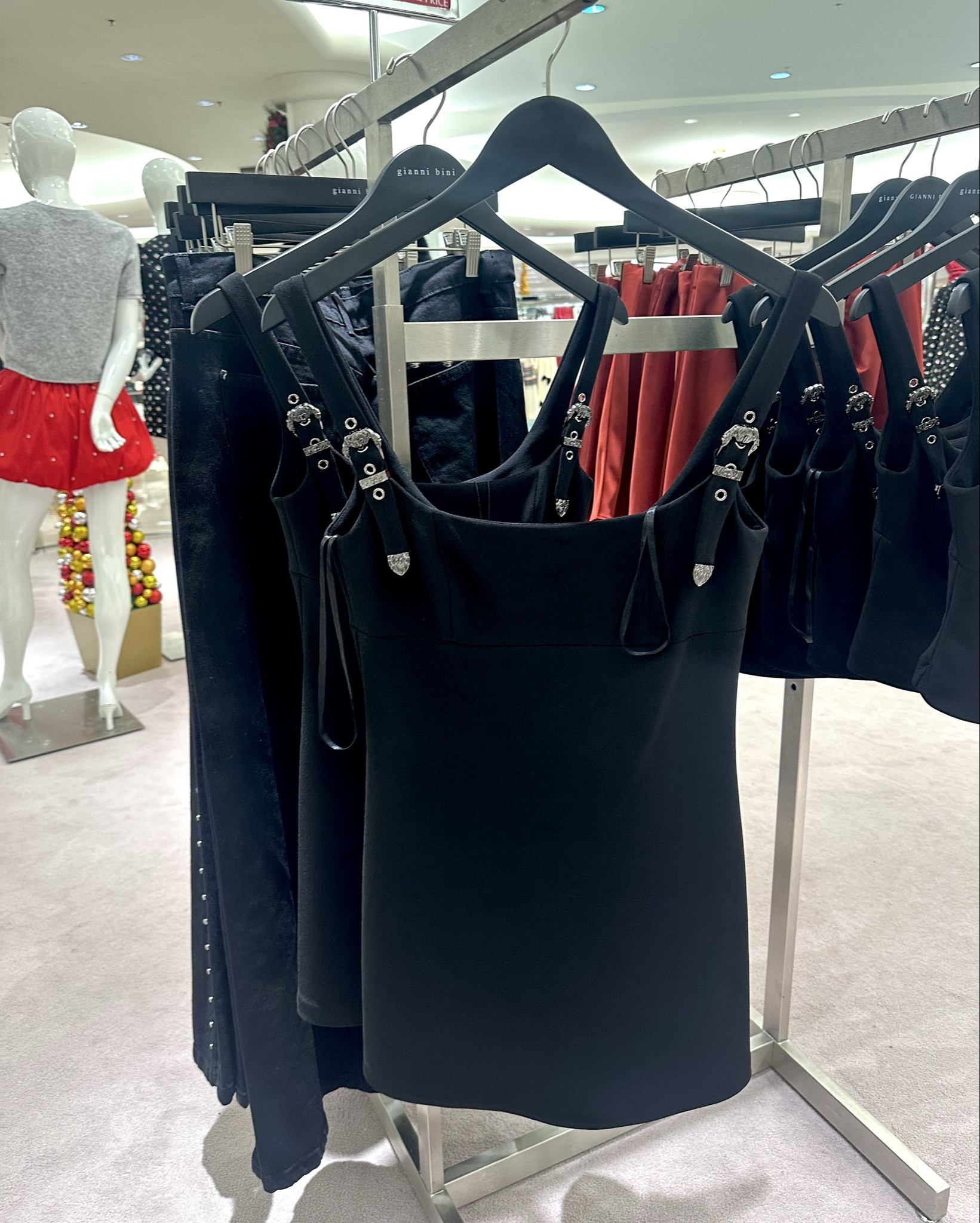 Love this little black dress with nickel straps (and it’s on sale) and it’s tank top counterpart (swipe) 

Little black dress | holiday dress | holiday party dress | lbd 

#LTKSeasonal #LTKHoliday #LTKSaleAlert