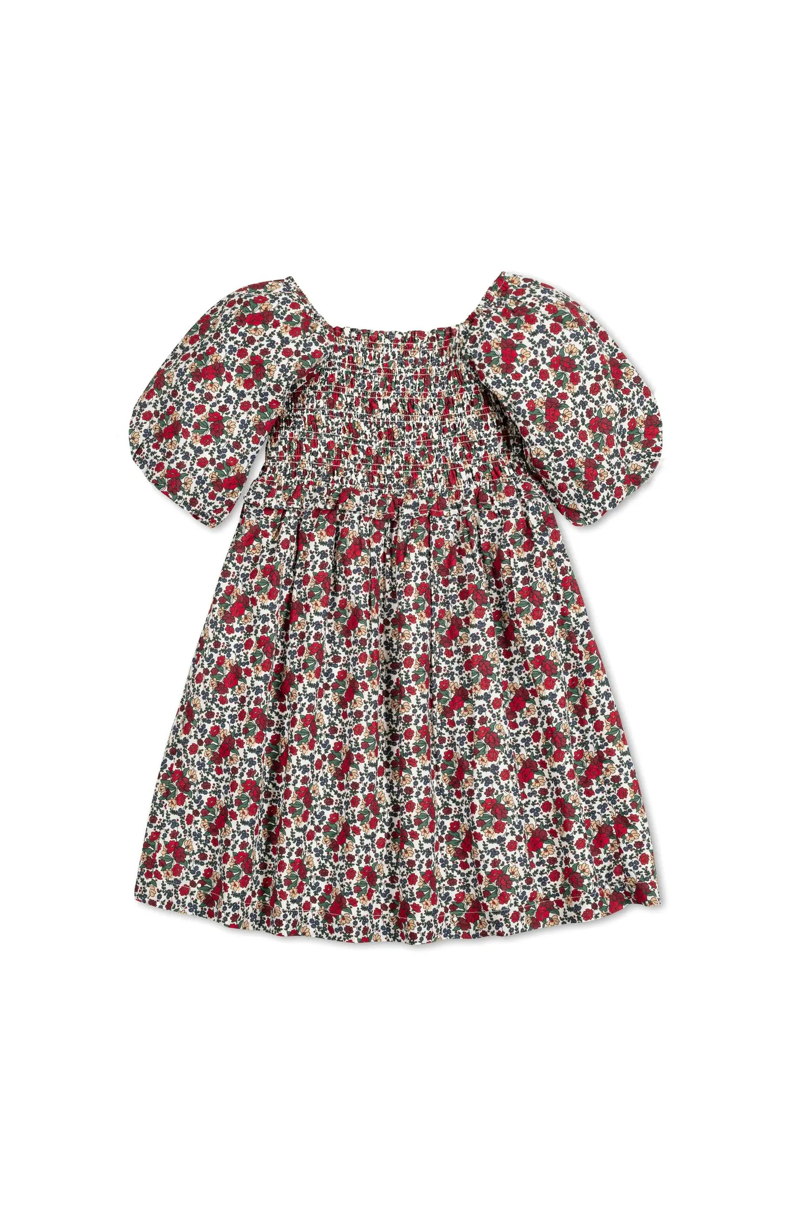 Baby Girls' Organic Smocked Bubble Sleeve Dress, Infant | Nordstrom