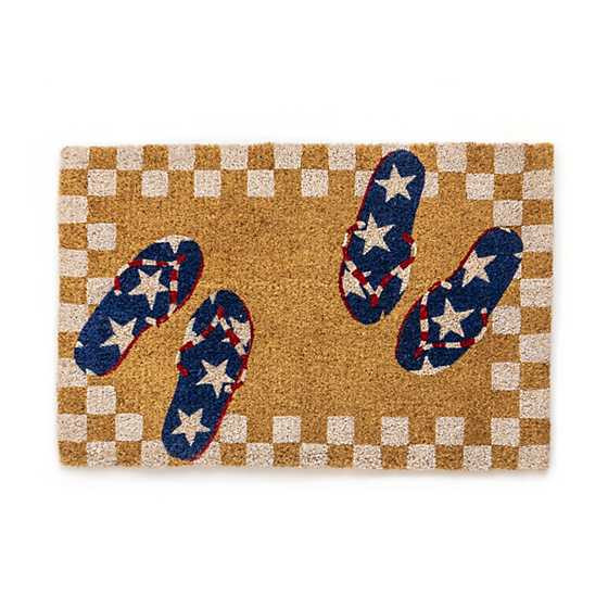 MacKenzie-Childs | Flip Flops Entrance Mat | MacKenzie-Childs