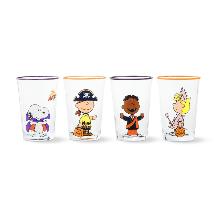 PEANUTS™ Halloween Juice Glasses, Set of 4 | Williams-Sonoma