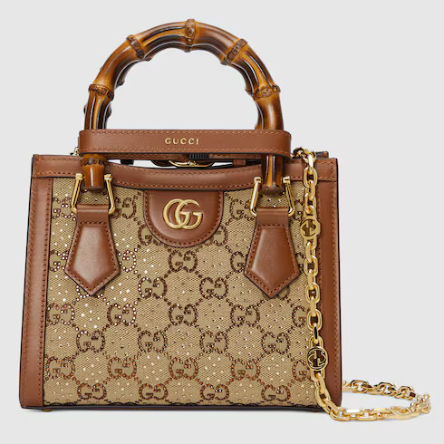 Gucci Gucci Diana crystals small tote bag | Gucci (US)