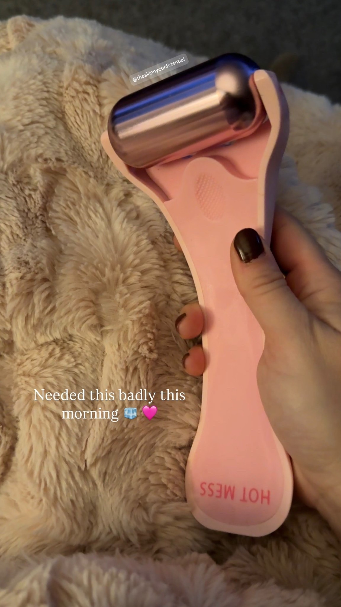 Needed this badly this morning 🧊 🩷