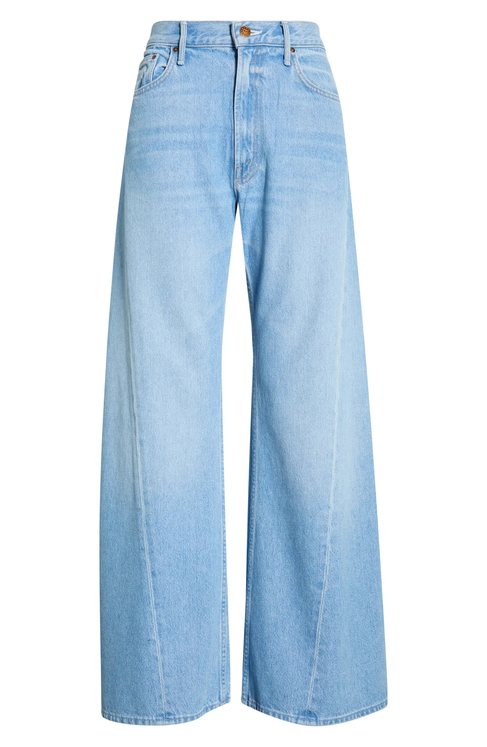 Lemon Twist High Waist Wide Leg Jeans | Nordstrom