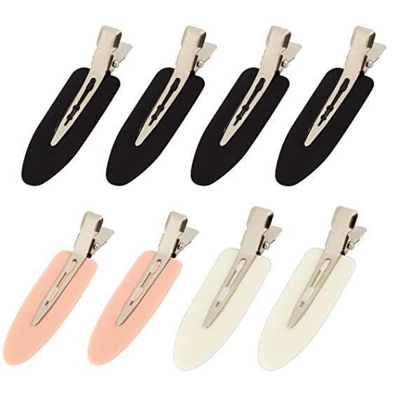 8 Pieces No bend Hair Clips- No Crease Hair Clips Styling Duck Bill Clips No Dent Alligator Hair ... | Amazon (US)