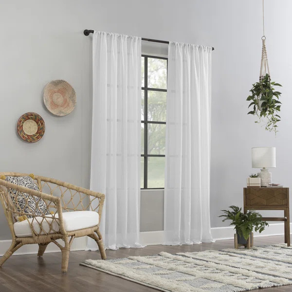 Sheer Curtain Panel | Wayfair North America