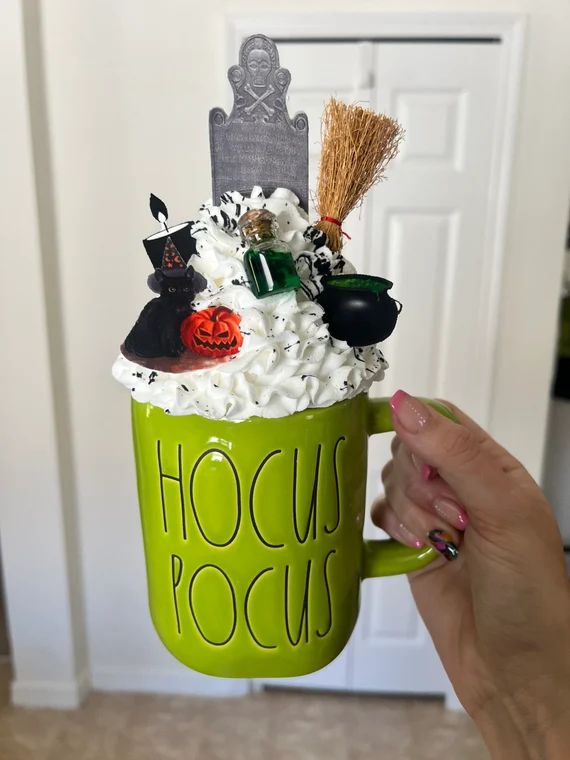 Hocus Pocus Billy Butcherson Faux Whip Cream Mug Topper | Etsy (US)