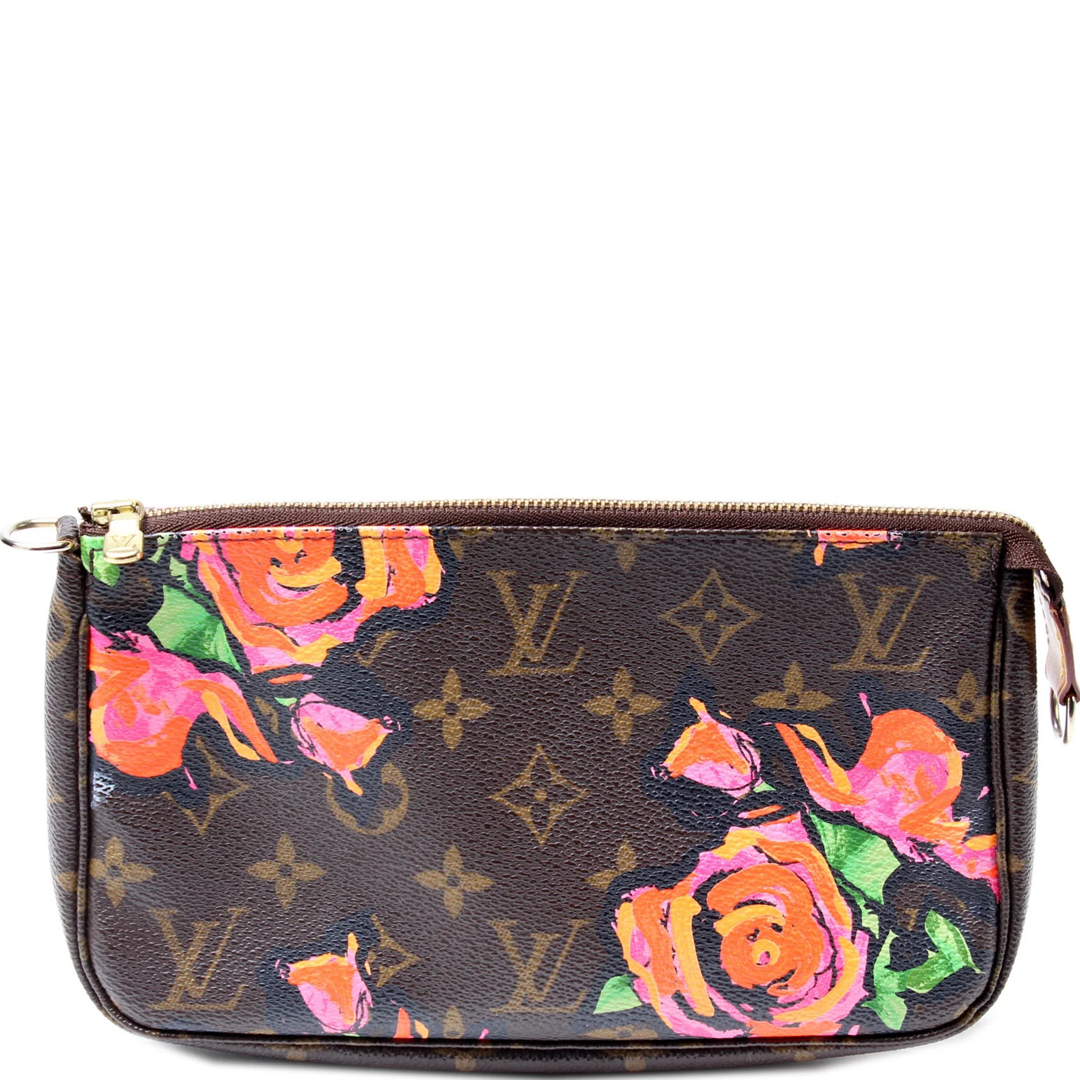 Pochette Accessories Monogram Roses | Keeks Designer Handbags