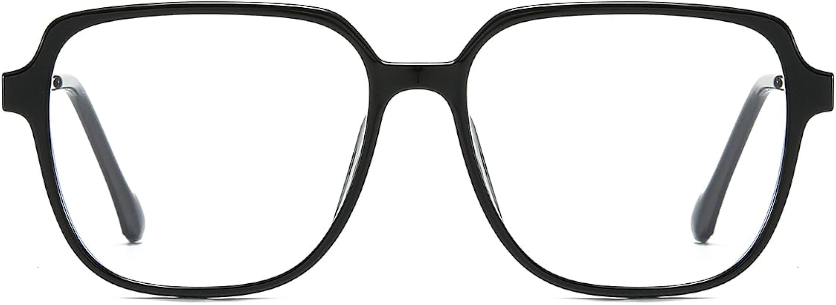 NIDOVIX Square TR90 Blue Light Blocking Glasses for Women Men Trendy Light Weight Non-prescription Computer Eyeglasses | Amazon (US)