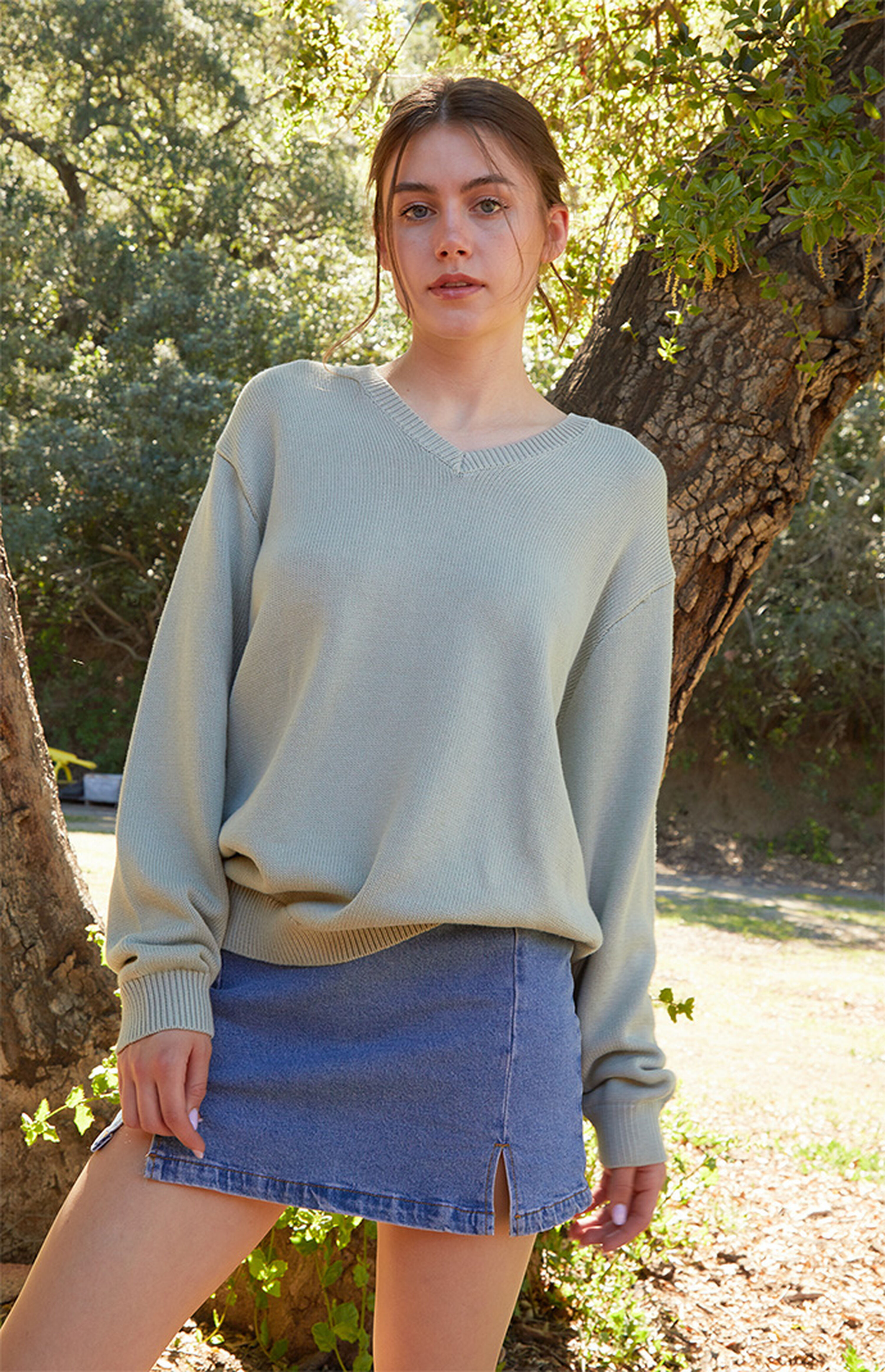 John Galt Sage Nikki V-Neck Sweater | PacSun