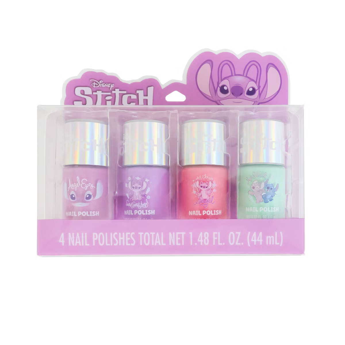 Stitch Nail Polish Set in Acetate Box - 4pk | Target