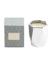 Pine Birchwood Geometric Candle | TJ Maxx