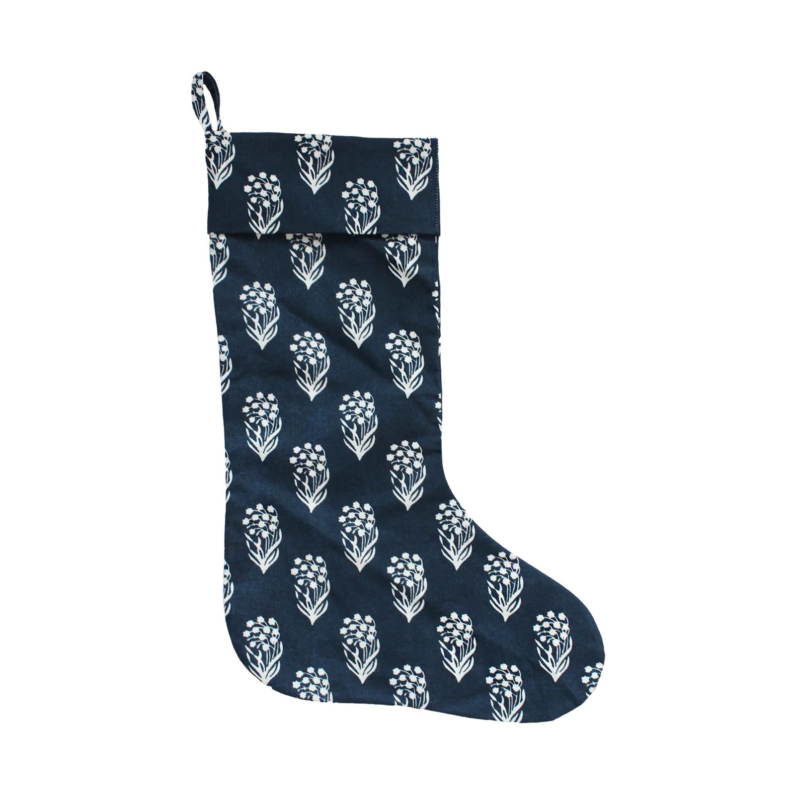 Highland Floral Stocking in Navy | Brooke and Lou