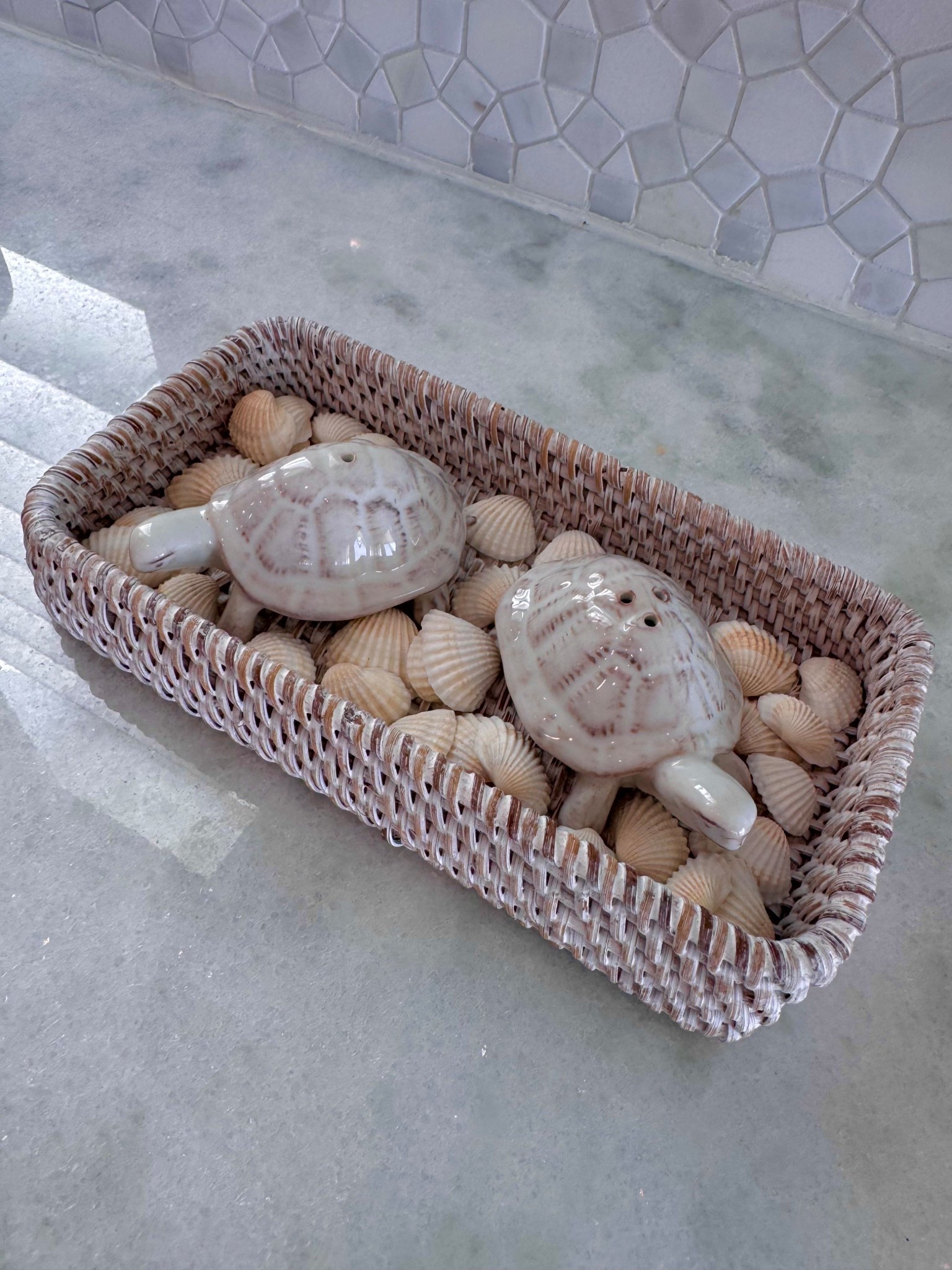 These salt and pepper shakers are so beautiful and git perfectly in this tray( set of 3 trays and a great price!

#LTKSeasonal #LTKHome