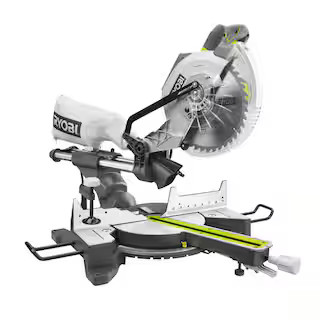 RYOBI 15 Amp 10 in. Corded Sliding Compound Miter Saw with LED Cutline Indicator TSS103 - The Hom... | The Home Depot