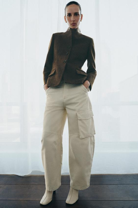 ZW COLLECTION TAILORED BLAZER WITH WOOL | Zara UK