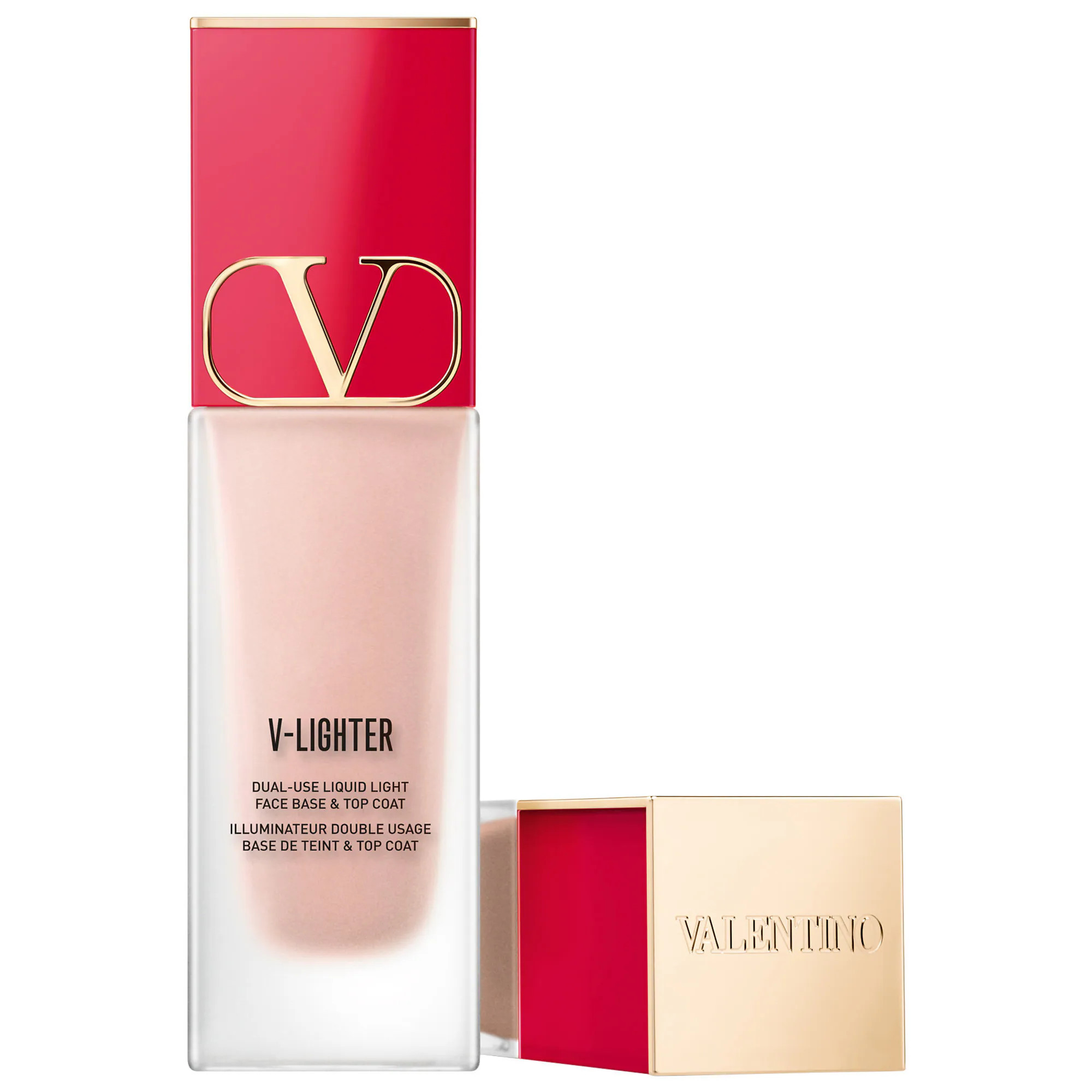 Valentino V-Lighter Illuminating Face Primer and Highlighter with Hyaluronic Acid Rosa 25 mL | Sephora (US)