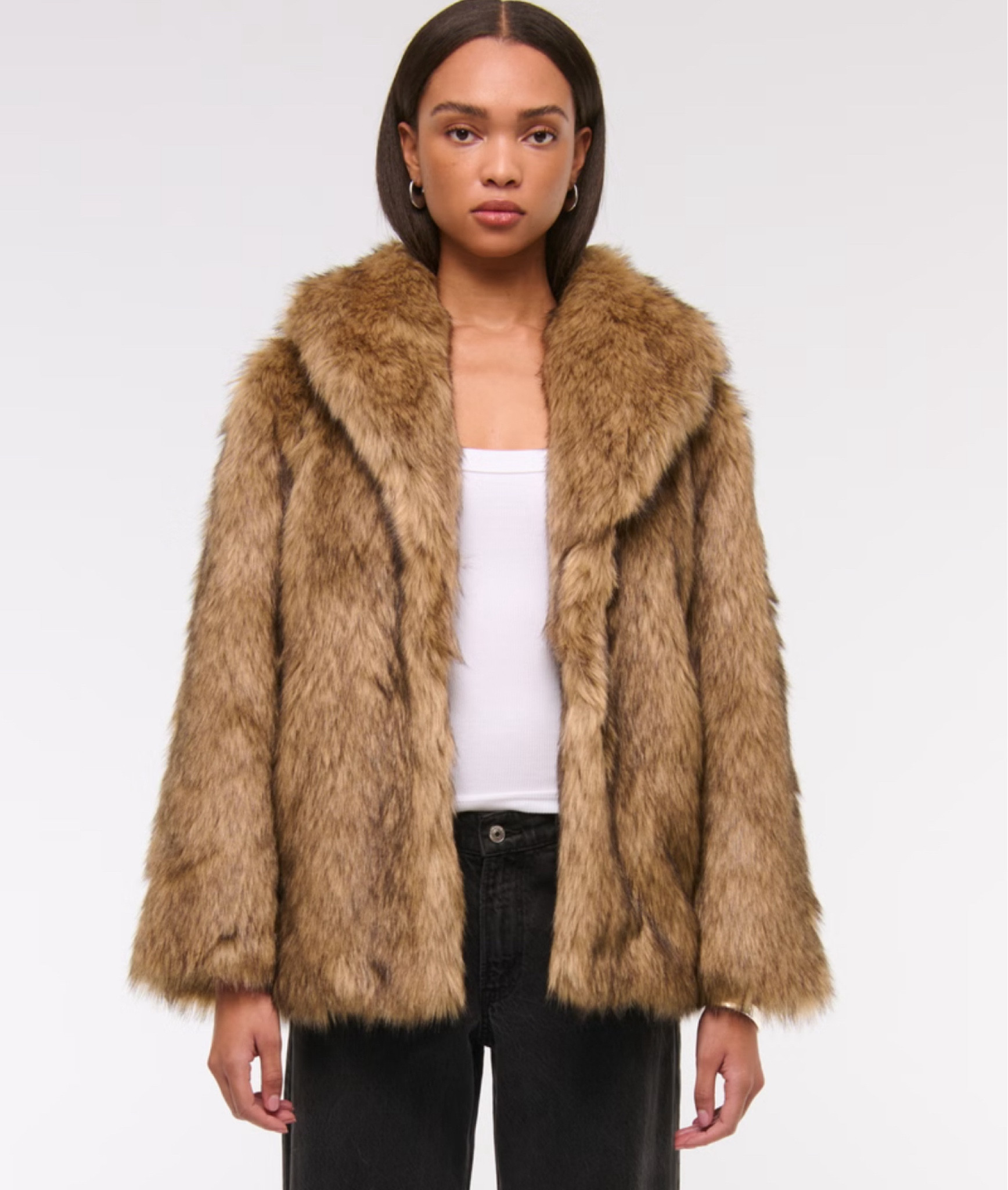 Abercrombie Shawl Collar Faux Fur Coat

#LTKStyleTip #LTKSaleAlert #LTKSeasonal