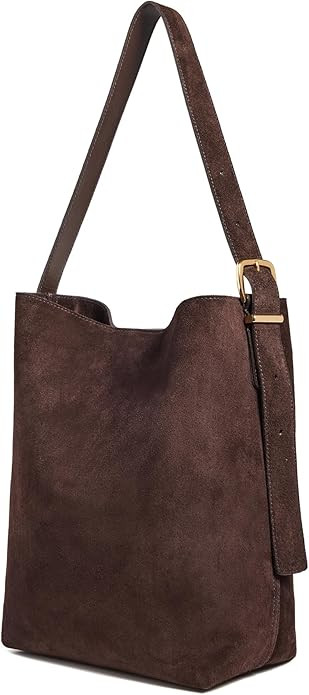 Madewell Women's The Essential Bucket Tote in Suede | Amazon (US)
