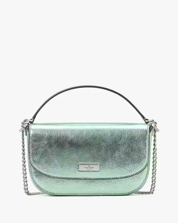 Krista Metallic Chain Flap CrossbodyComparable Value$349 - Retail Price $119 - Discounted Price (... | Kate Spade Outlet