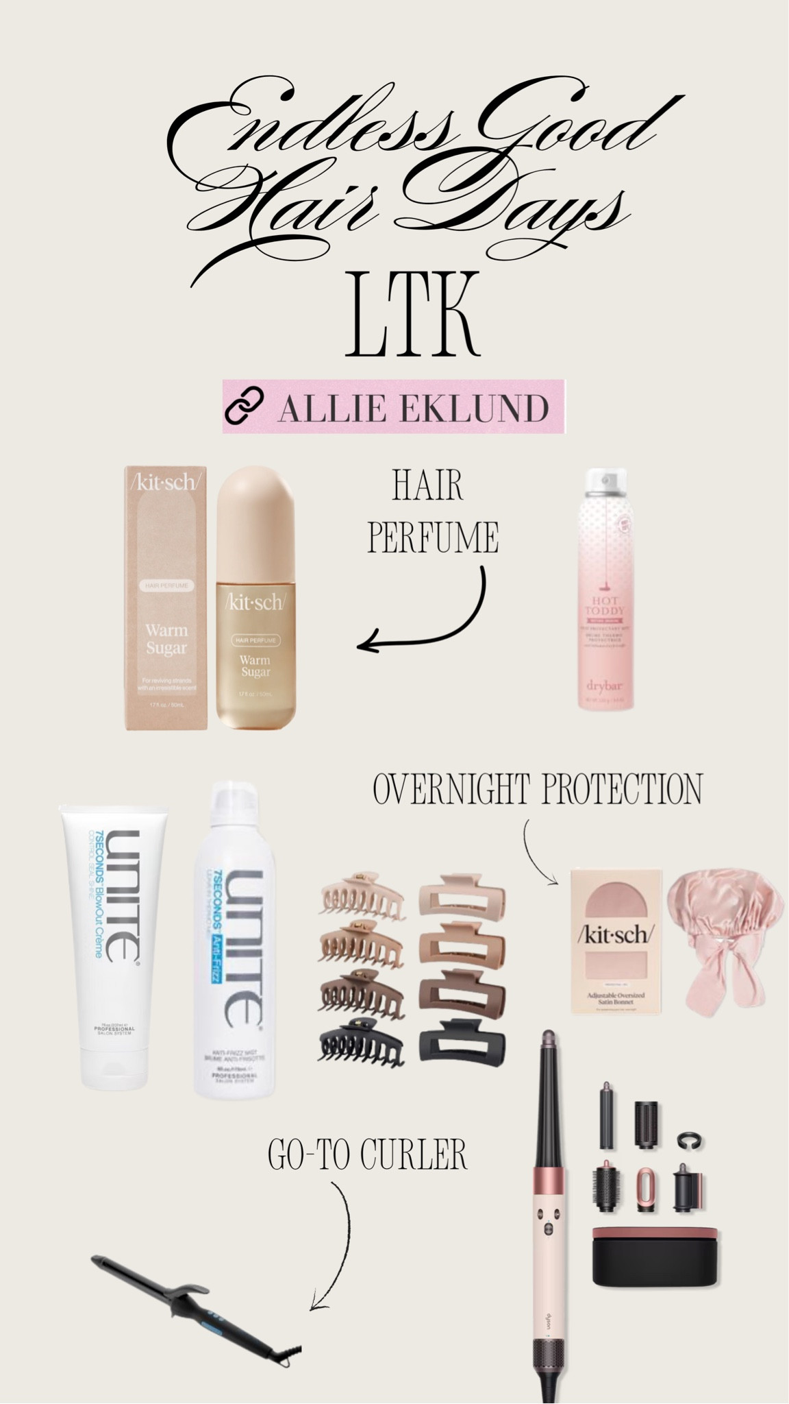 My current recipe for endless good hair days!! 💖💖 this lineup is hard to beat and I included more options I love too!!  