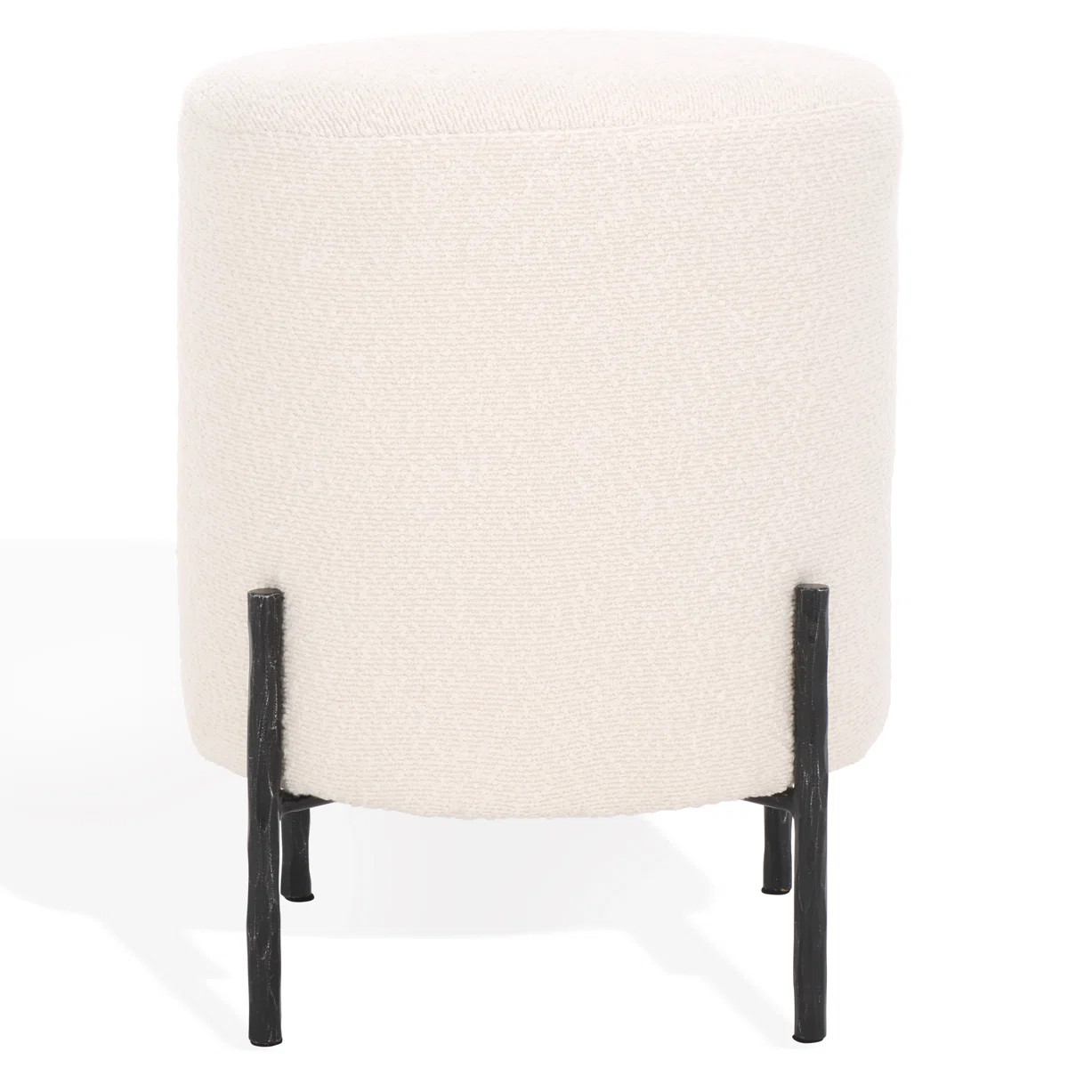 Round Boucle Ottoman | Wayfair North America