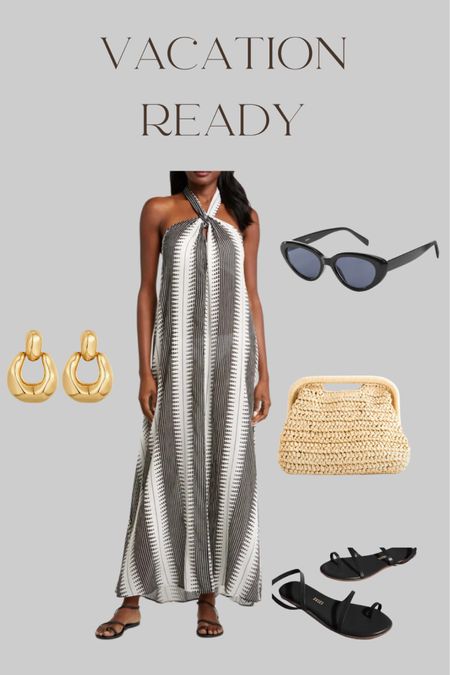 The cutest flowey beach dress! 

Vacation outfits, style, vacation style, maxi dress, sandals, sunglasses 

#LTKfindsunder100 #LTKstyletip