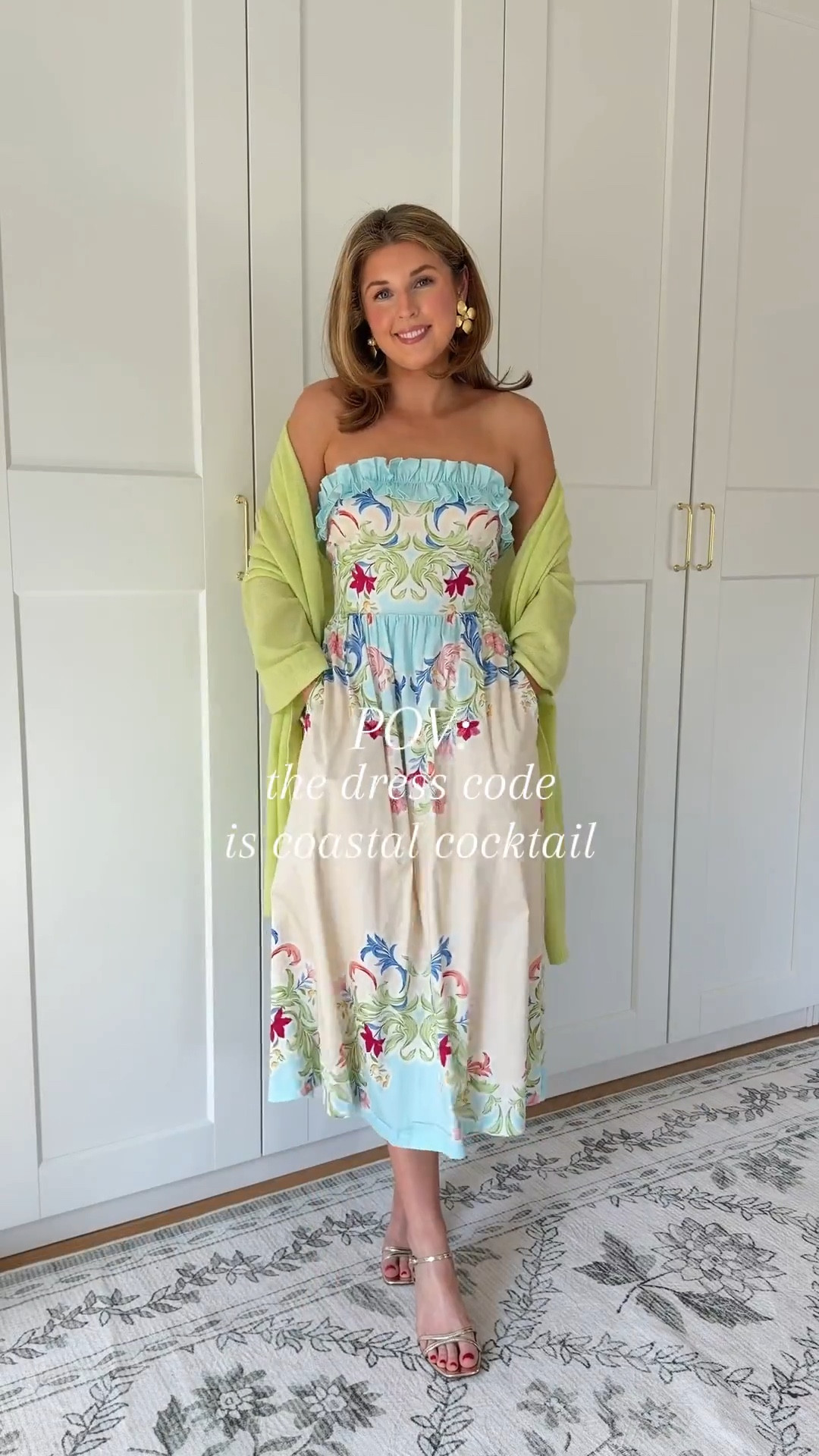 Coastal cocktail outfit ideas! Code LOUISE20 at Alden Adair 💗 wearing an XS in these!