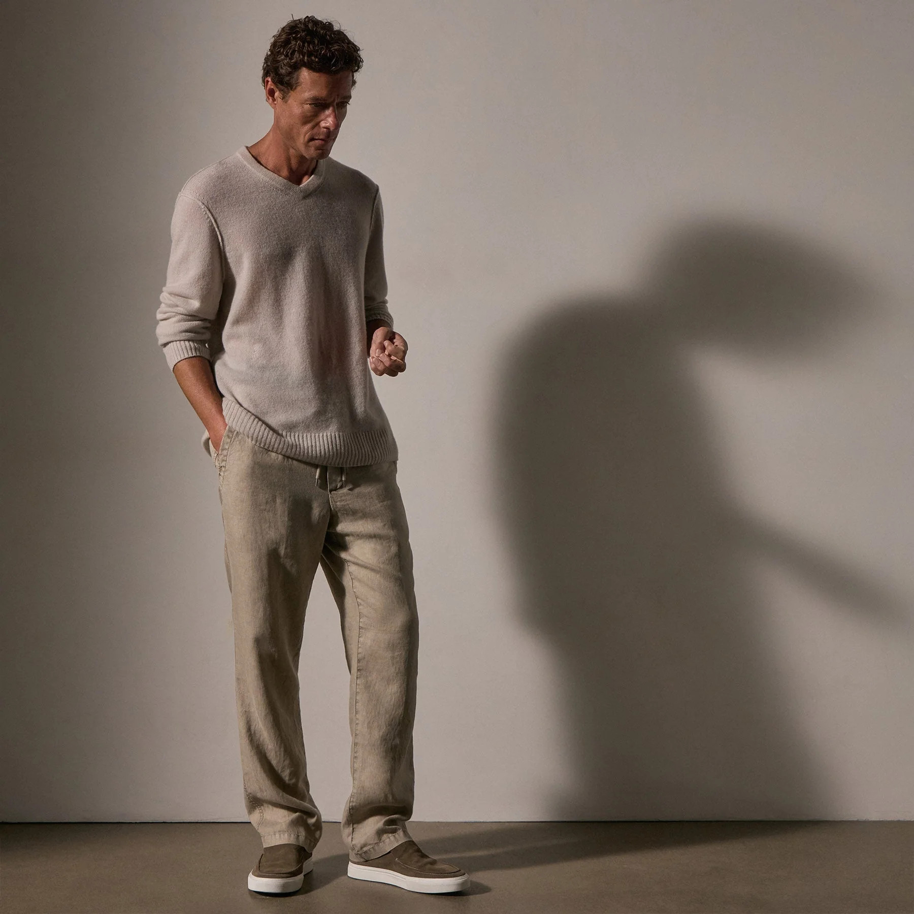 Relaxed Linen Pant - Overcast Pigment | James Perse (US)