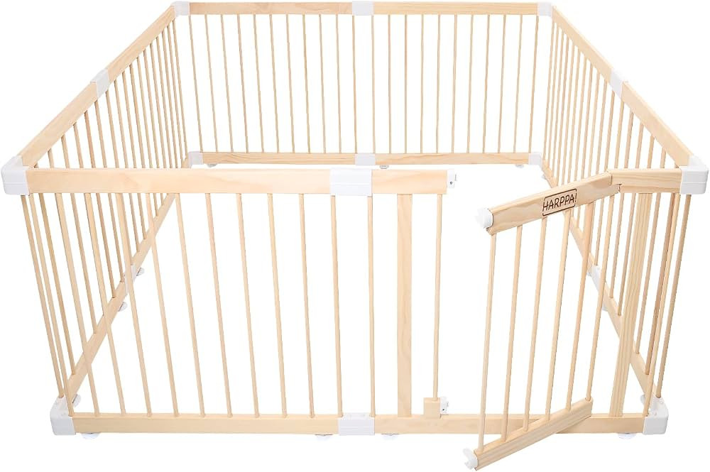 HARPPA Baby Gate Playpen Baby Fence for Babies and Toddlers Play Yards for Play Area (60x71.5x24 ... | Amazon (US)