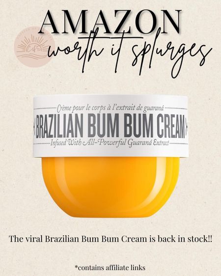 Brazilian Bum Bum cream is back in stock on Amazon!! 👇🏼

#founditonamazon #amazonbeauty 

#LTKGiftGuide #LTKbeauty #LTKswim