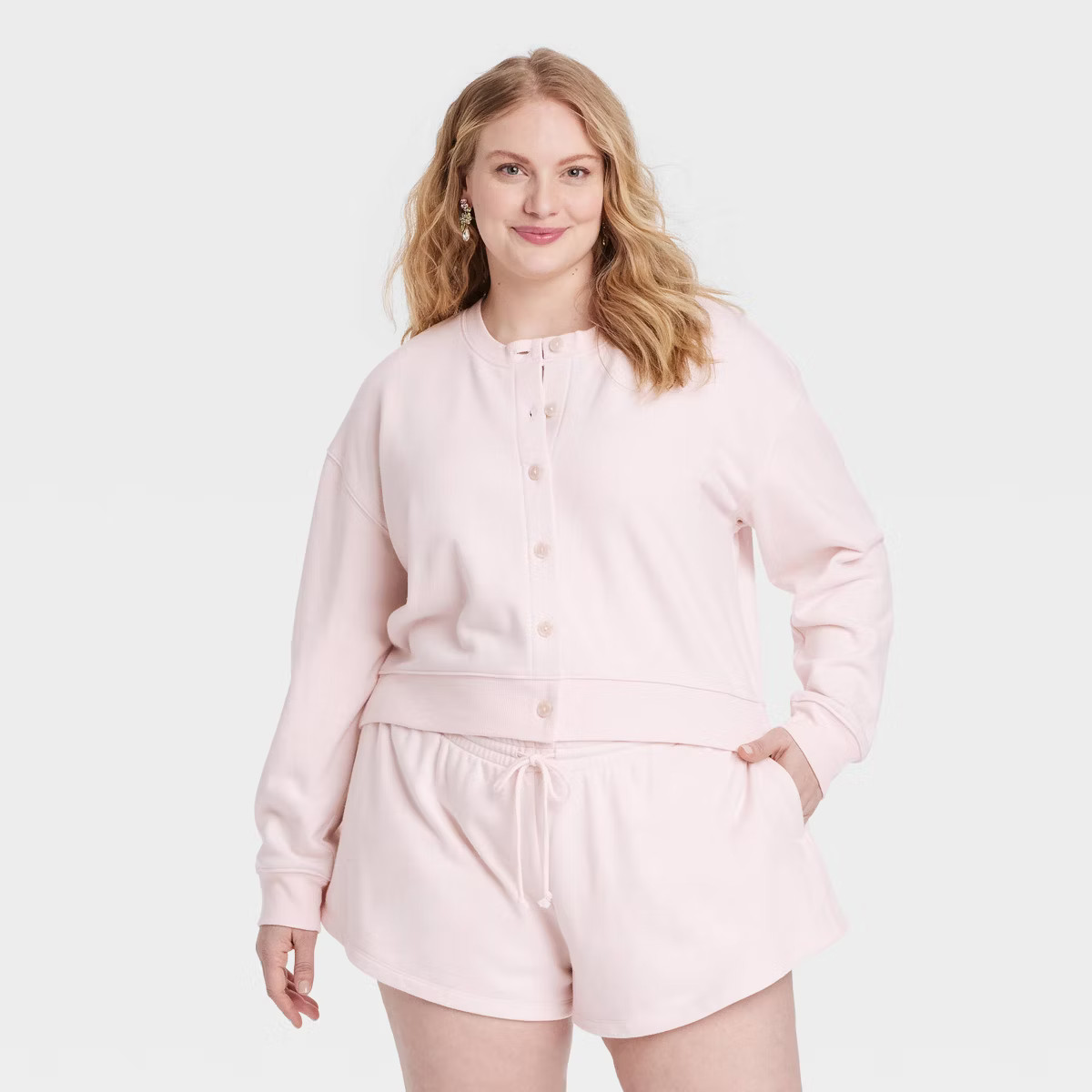 Women's Leisure Studio French Terry Cardigan - Universal Thread™ | Target