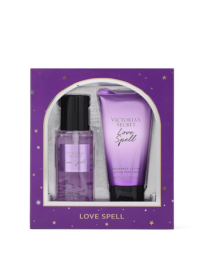 Victoria's Secret Love Spell Mini Fragrance Duo Gift Set, Notes of Cherry Blossom and Fresh Peach... | Amazon (US)