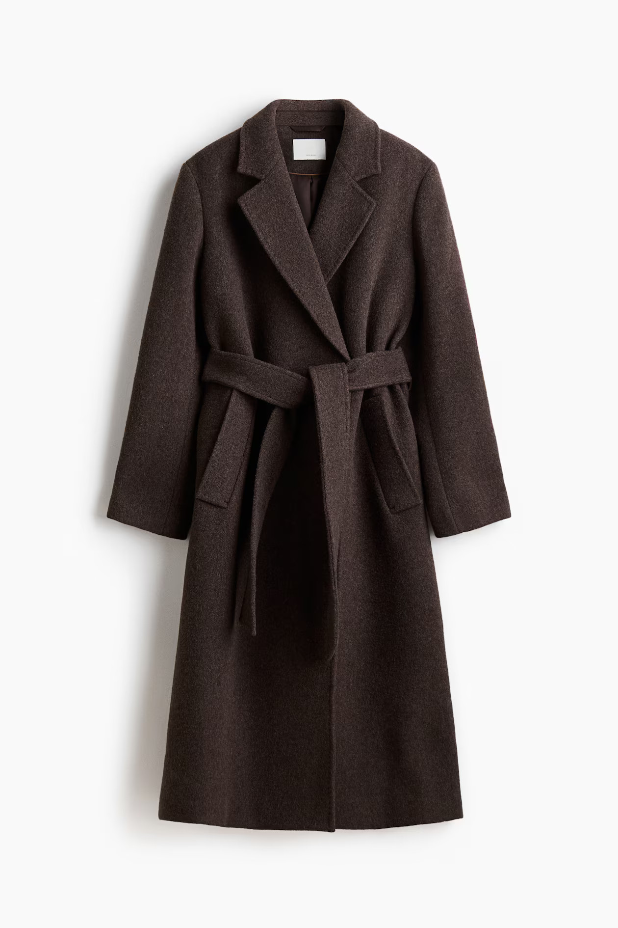 Wool-blend tie-belt coat | H&M (UK, MY, IN, SG, PH, TW, HK)