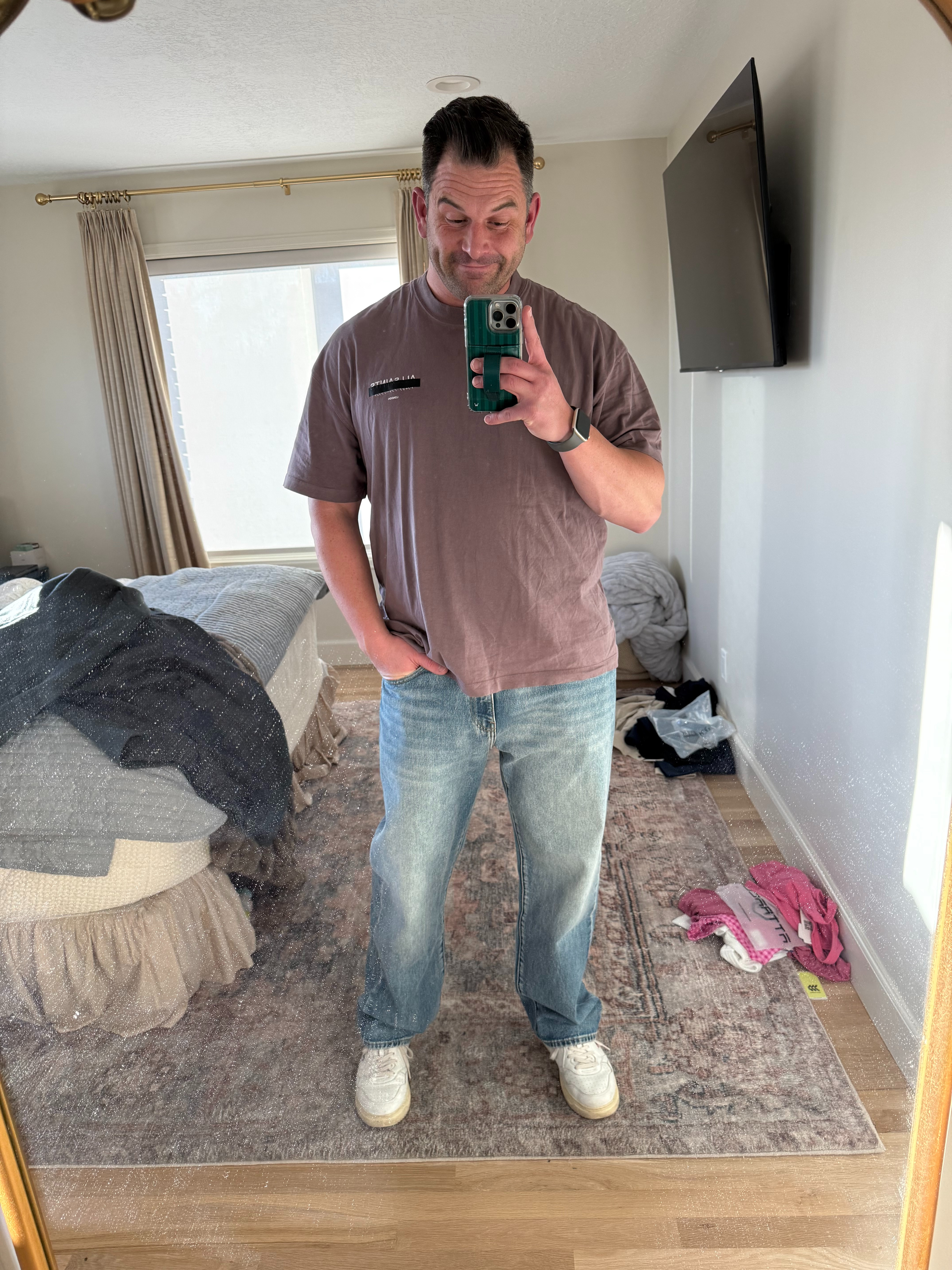 Fit of the day. Casual day full of errands and kids activities 

Dad style, Men’s fashion, casual style

 

#LTKootd #LTKMens #LTKmorningroutine