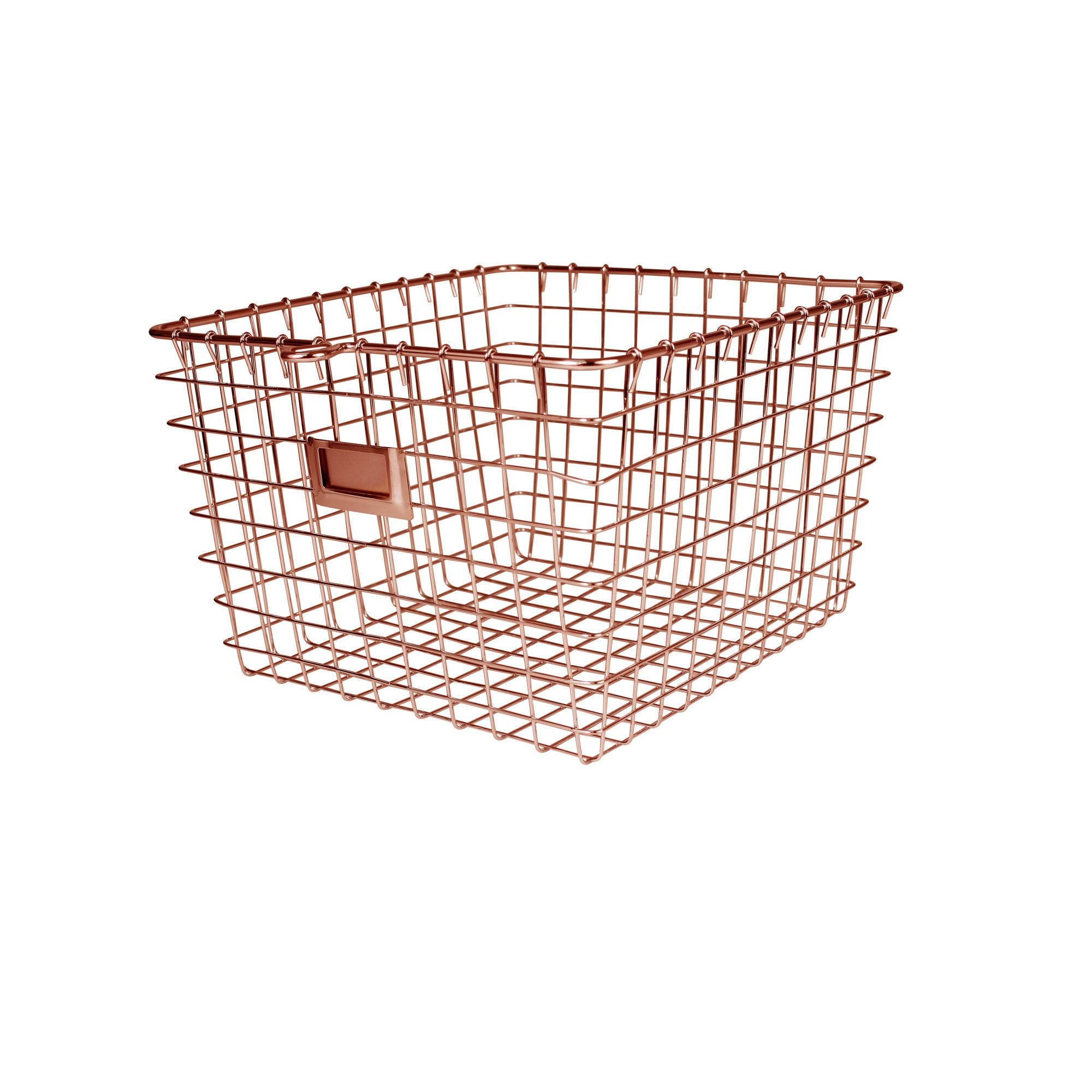 Spectrum Diversified Wire Storage Basket, Vintage Locker Basket Style, Rustic Farmhouse Chic, Ste... | Walmart (US)