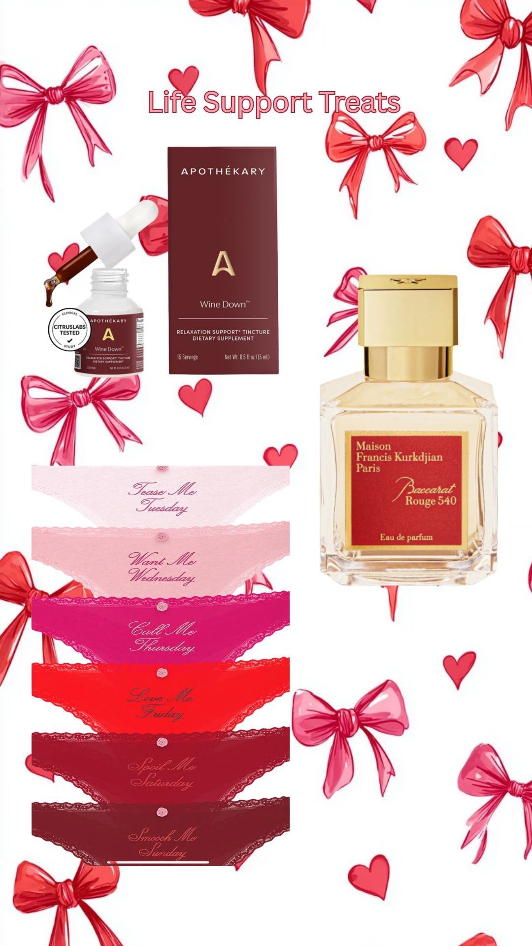 Life Support Treats. A few Valentine’s Day gifts I’m treating myself to. #intimates #valentinesday #beautyfinds 
