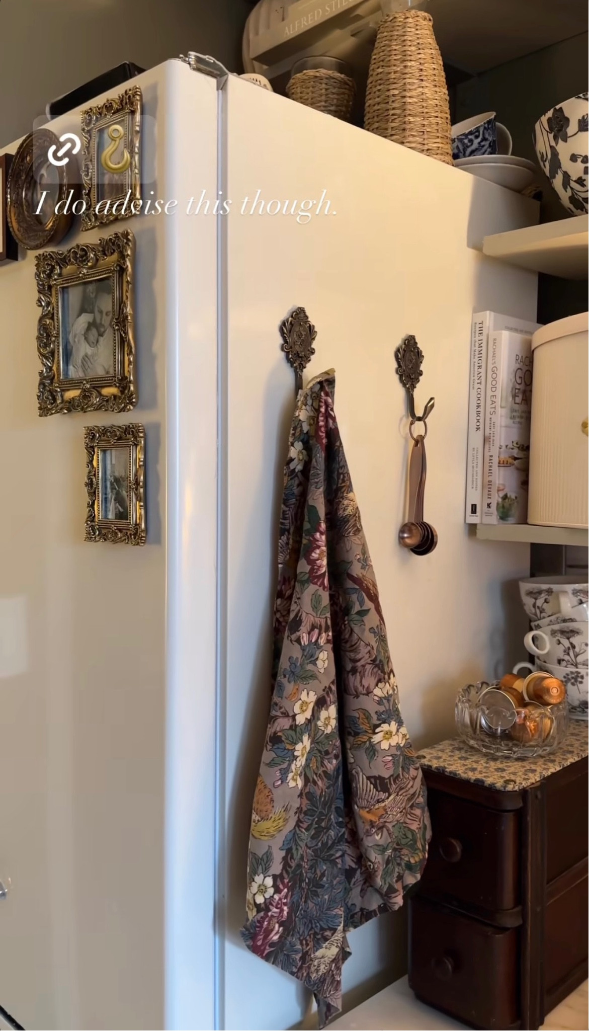 The hooks on the fridge 👌🏼

#LTKhome #LTKfindsunder50