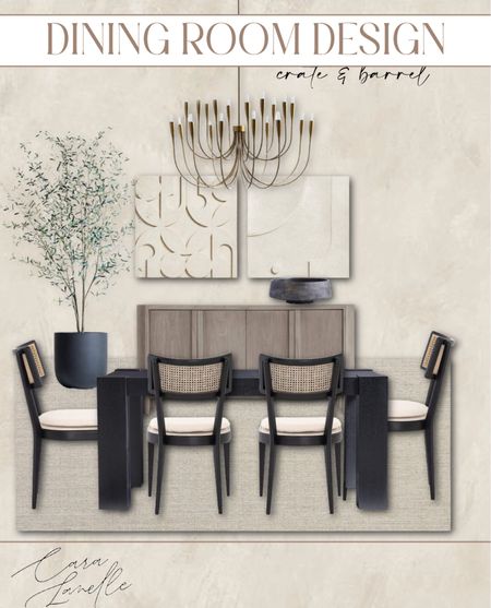 Dining room design

Home decor, table, chairs, neutral, modern, faux stems, crate and barrel, wall art, light fixtures 

#LTKhome #LTKstyletip #LTKFind