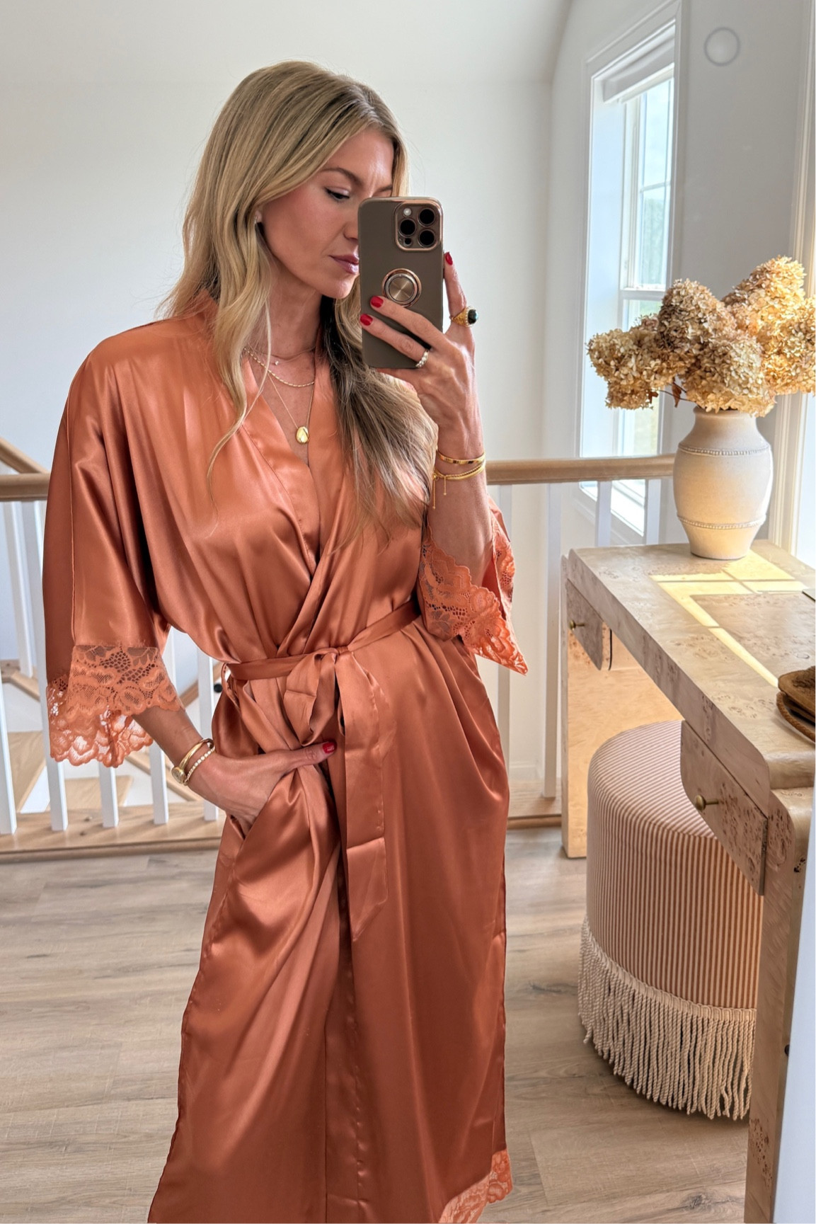 Picky girl silk robe! 

#LTKootd #LTKmorningroutine #LTKSeasonal