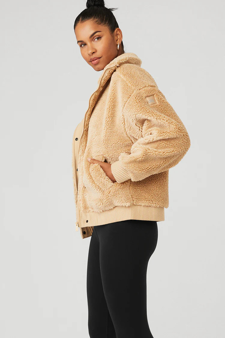 Sherpa Varsity Jacket | Alo Yoga (US)