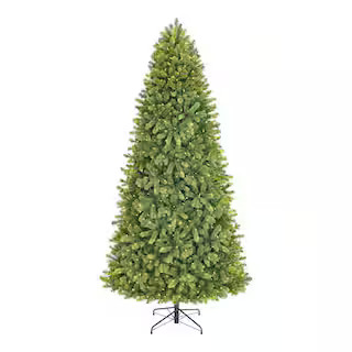 9 ft. Willow Creek Spruce LED Pre-Lit Artificial Christmas Tree T15 | The Home Depot