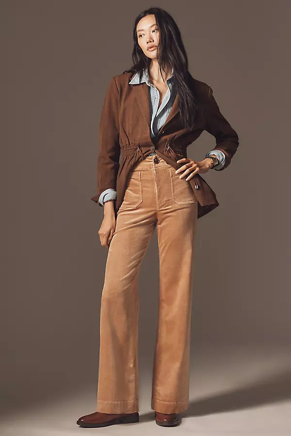 The Colette Corduroy Full-Length Wide-Leg Pants by Maeve | Anthropologie (US)