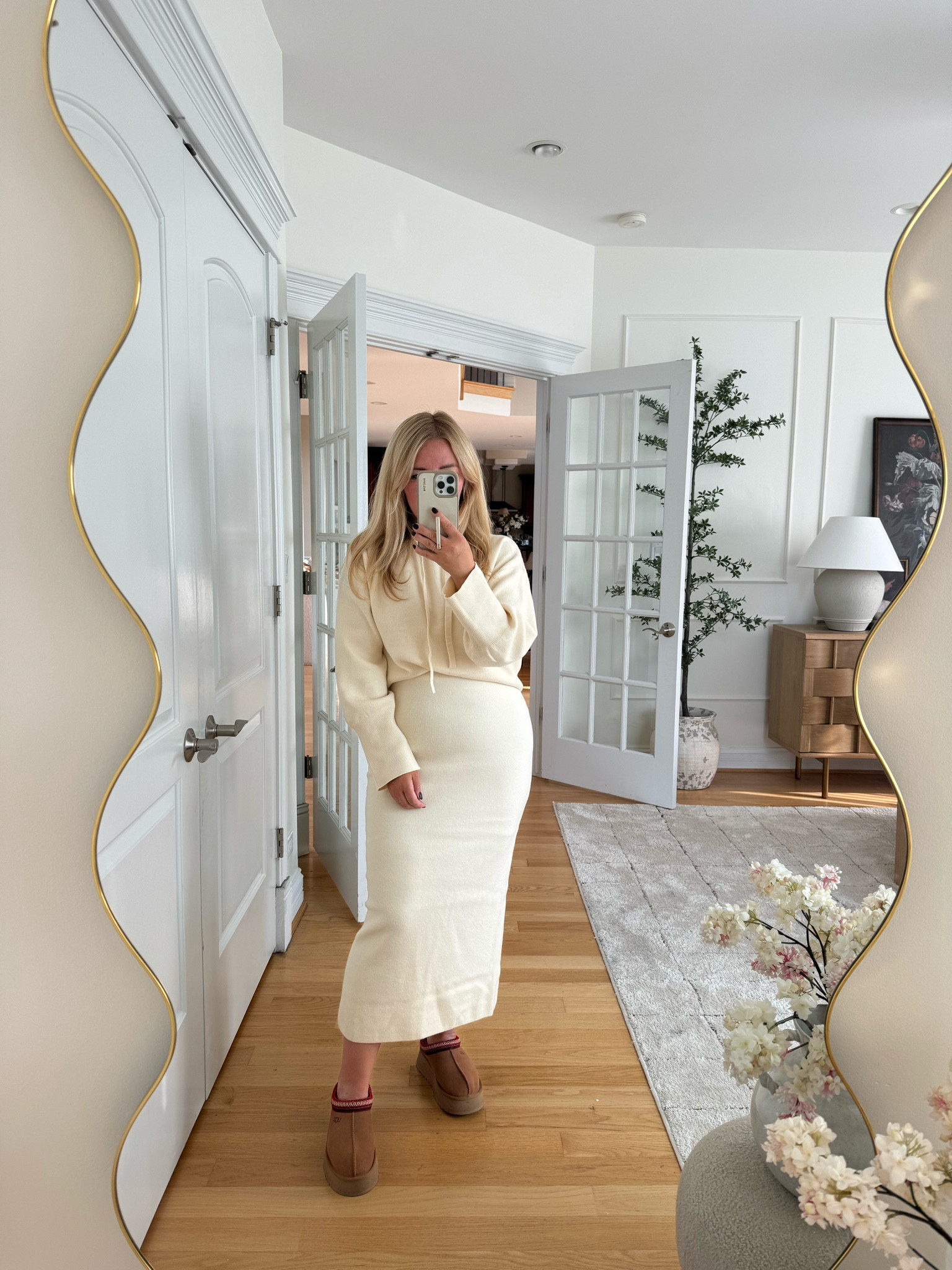 The coziest two piece set for fall and my favorite Ugg slippers! I love the knot material and this color is my favorite! @target @targetstyle #targetstyle #uggtazz #uggs #target 

#LTKHome #LTKMidsize #LTKShoeCrush