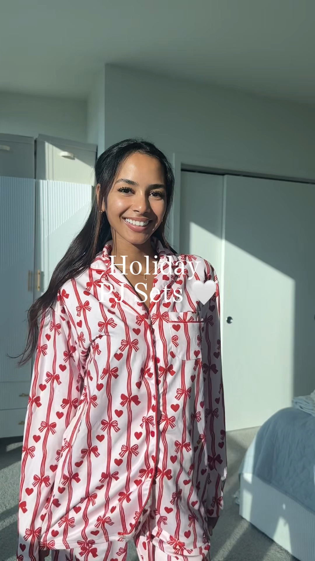 Holiday cozy mode activated 🎄✨ Wearing the cutest pajama set from Kenz Kustomz — the quality is SO good and the prints are honestly adorable. 
• If you’re building your comfy holiday wardrobe, these are such a win. 
• Linked other designs so you can choose your favorite 🫶🏽

#LTKCyberWeek #LTKHoliday #LTKGiftGuide