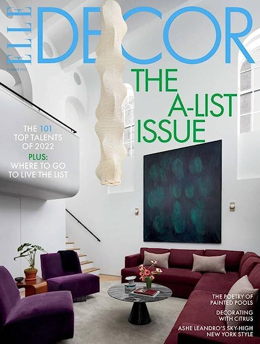 Elle Decor    Print Magazine | Amazon (US)