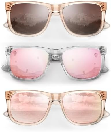 Polarized Sunglasses for Women Trendy Classic Retro Designer Sunglasses Men Vintage Fashion UV400... | Amazon (US)