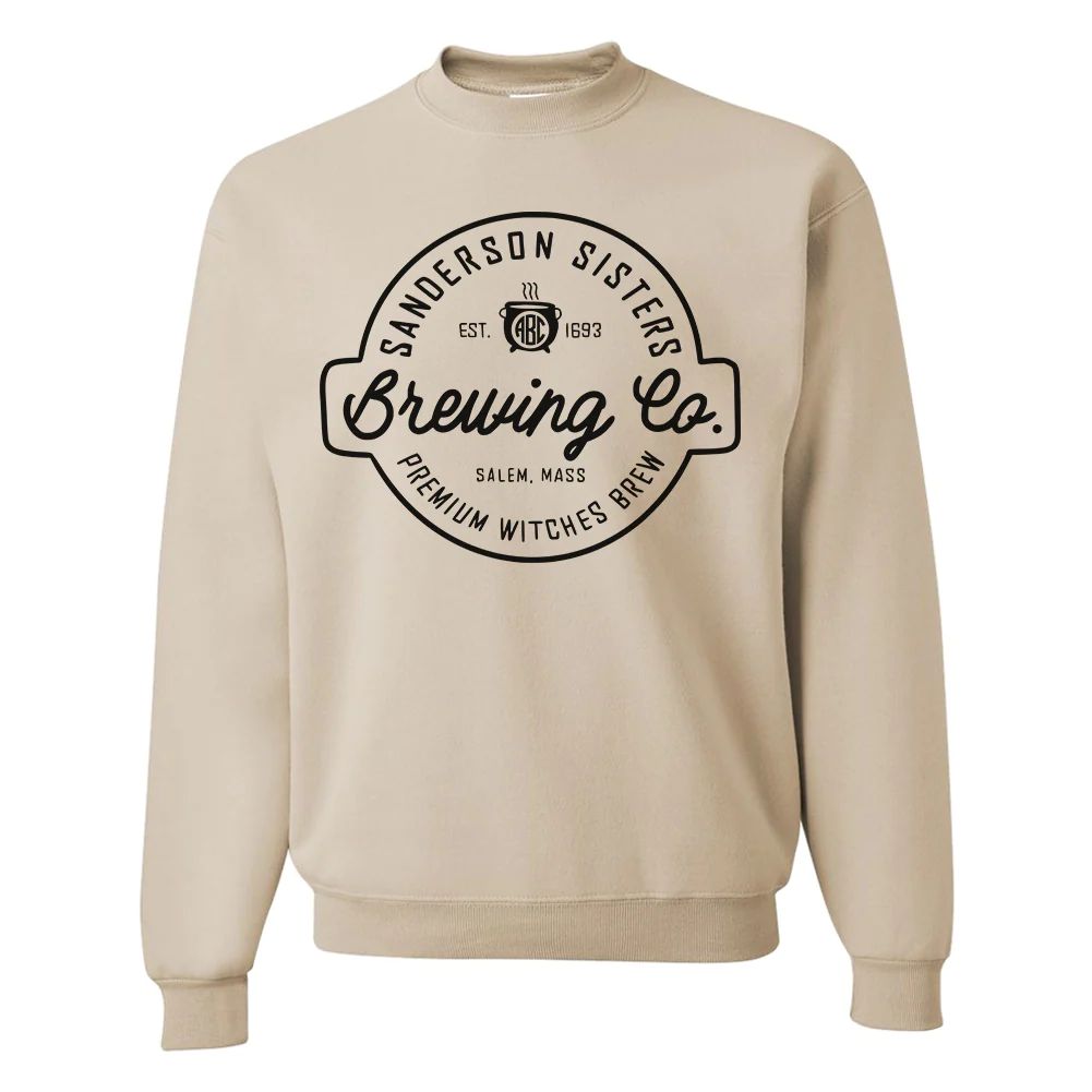 Monogrammed 'Sanderson Sisters Brewing Co.' Crewneck Sweatshirt | United Monograms