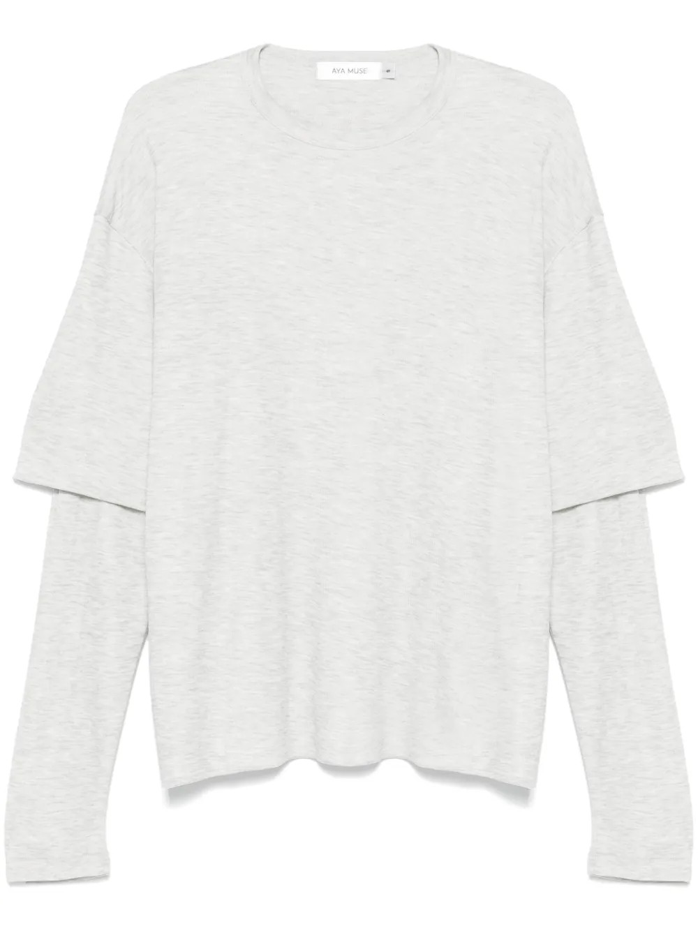 Aya Muse Layered T-shirt | Grey | FARFETCH | Farfetch Global