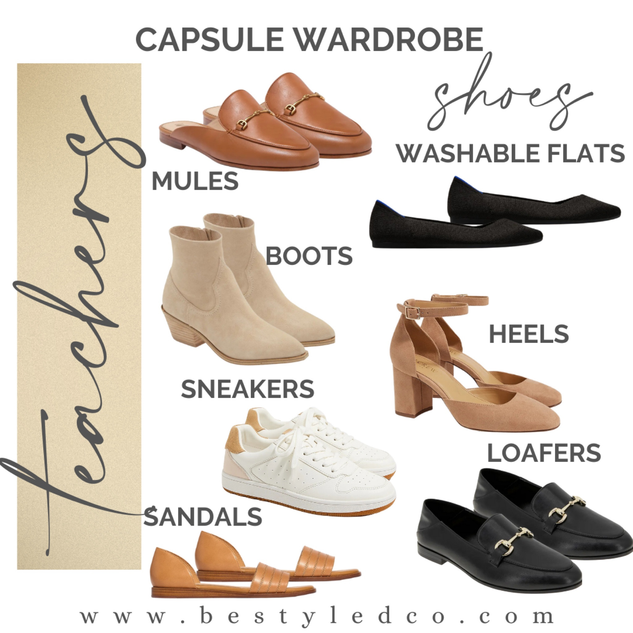 Teacher wardrobe capsule - shoes for teachers - boots, flats, mules, sneakers 

#LTKBacktoSchool #LTKFind #LTKshoecrush