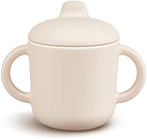 Silicone Sippy Cups for Baby, Toddler Training Cup with Handles and Spout Lid, Infants Spill Proo... | Amazon (US)